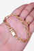 PULSEIRA CADEADO (7MM) - 21G - BANHADO EM OURO 18K - Import Coin Joias