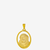 PINGENTE FACE DE CRISTO OVAL VAZADA - 2.2G - 3X2,5CM -BANHADO EM OURO 18K - comprar online