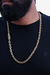 Imagem do CORRENTE CADEADO (9MM) - 95G - BANHADO EM OURO18K
