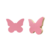 Kit 12 Puxadores Borboleta Rosa Infantil