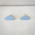 Kit 4 Gancho de Parede Infantil Nuvem Porta Fralda Charmoso na internet