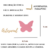 Imagem do Kit 12 Puxadores Borboleta Rosa Infantil