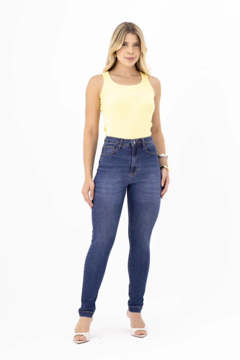 Calça Skinny Jeans Elastano