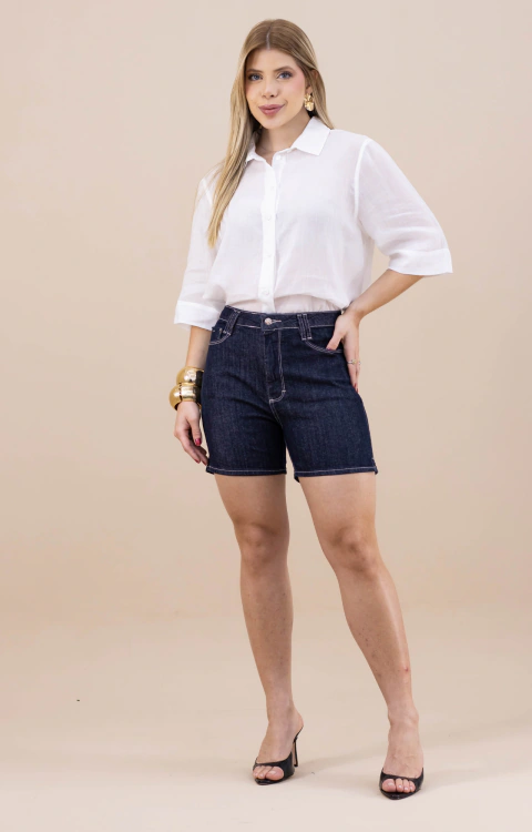 Pedalete Jeans com Elastano - 33120