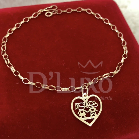 Pulseira de elos com filhos - comprar online