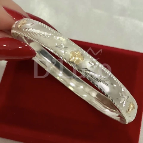 Bracelete Prata com Ouro Primavera - comprar online