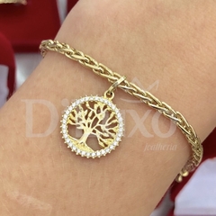 Pulseira Palmeira com Arvore da Vida - comprar online