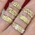 Anel ouro e prata Luxo - comprar online