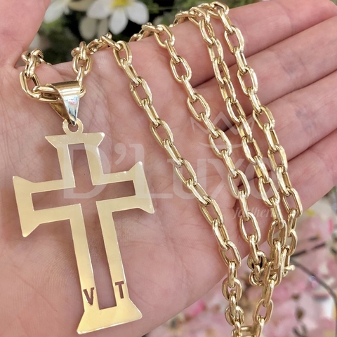 Corrente com crucifixo - comprar online