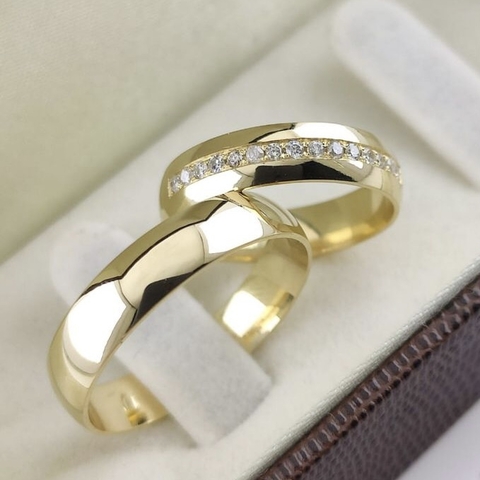 Alianças Sparkle Line - comprar online