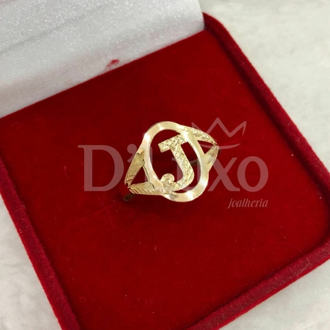Anel de letra personalizado - comprar online
