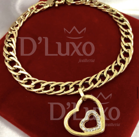 Pulseira grumet com pingente - comprar online