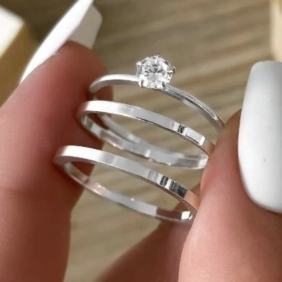 Kit Alianças de Prata - comprar online