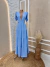 Vestido Longo Com Manga Princesa Babi