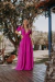 Vestido Longo Com Manga Princesa Babi - loja online