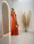 Vestido Longo Com Alça De Babado - comprar online