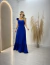 Vestido Longo Com Alça De Babado