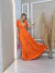 Vestido Longo Com Manga Princesa Babi