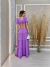 Vestido Longo Com Manga Princesa Babi - La Vie Store