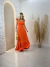 Vestido Longo Com Alça De Babado - La Vie Store