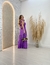 Vestido Longo Com Alça De Babado
