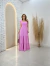 Vestido Longo Com Alça De Babado - La Vie Store