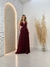 Vestido Longo Com Decote E Recorte Na Cintura - loja online