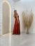 Vestido Longo Com Alça De Babado - loja online