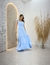 Vestido Longo Com Alça De Babado