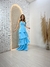 Vestido Longo Mel Com Detalhe De Babados - La Vie Store