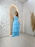 Vestido Longo Mel Com Detalhe De Babados