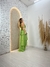 Vestido Longo Mel Com Detalhe De Babados - La Vie Store