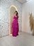Vestido Longo Mel Com Detalhe De Babados - La Vie Store