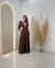 Vestido Longo Com Decote V na internet