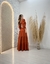 Vestido Longo Com Decote V - comprar online