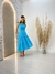 Vestido Midi Em Laise Com Babado Na Alça - comprar online