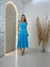 Vestido Midi Em Laise Com Babado Na Alça na internet