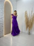 Vestido Longo Com Alça De Babado na internet
