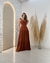 Vestido Longo Com Recorte E Alça De Babado - comprar online
