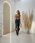 Saia Midi Em Couro Eco Com Fenda - loja online