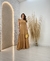 Vestido Longo Com Alça De Babado na internet
