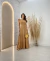 Vestido Longo Com Alça De Babado na internet