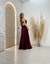 Vestido Longo Com Decote E Recorte Na Cintura - comprar online
