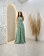Imagem do Vestido Longo Com Decote E Recorte Na Cintura