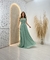 Vestido Longo Com Decote E Recorte Na Cintura - comprar online