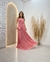 Vestido Longo Com Decote E Recorte Na Cintura - La Vie Store
