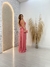 Imagem do Vestido Longo Com Decote E Recorte Na Cintura