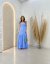 Vestido Longo Com Alça De Babado na internet