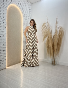 Vestido Longo Regata Com Faixa Para Amarração - comprar online