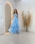 Vestido Longo Com Fenda E Amarração - comprar online